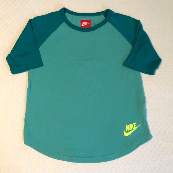 Nike Other - 🖤Nike Girls Teal Baseball Tee—L